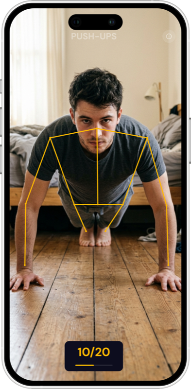 Push-ups tracking