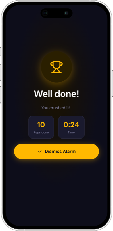 RampIt completion screen